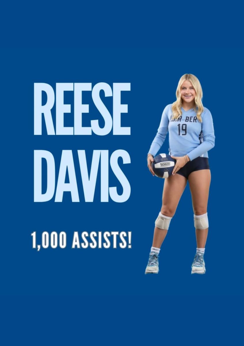 Sophomore Setter, Reese Davis Reaches 1,000 Assists